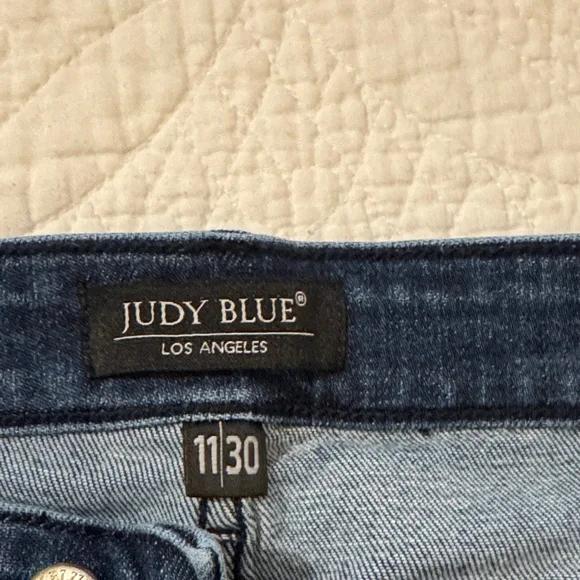 Judy Blue Dark Wash Straight Fit Jeans - Picture 3 of 6